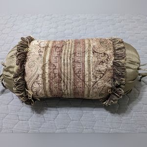 Croscill ❤️ Tangier Roll Accent Pillow